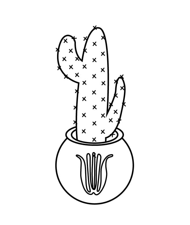 Cactus Libero da colorare