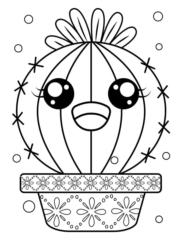 Cactus per Stampare da colorare