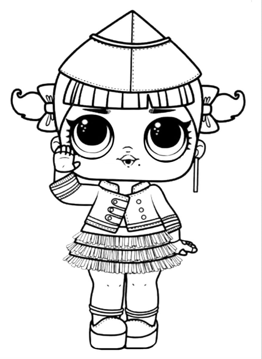 Cadet di LOL Surprise da colorare
