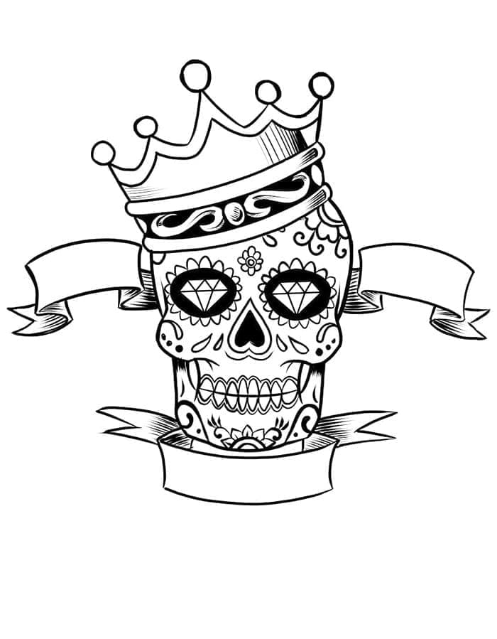 Calaveras Gratuito da colorare