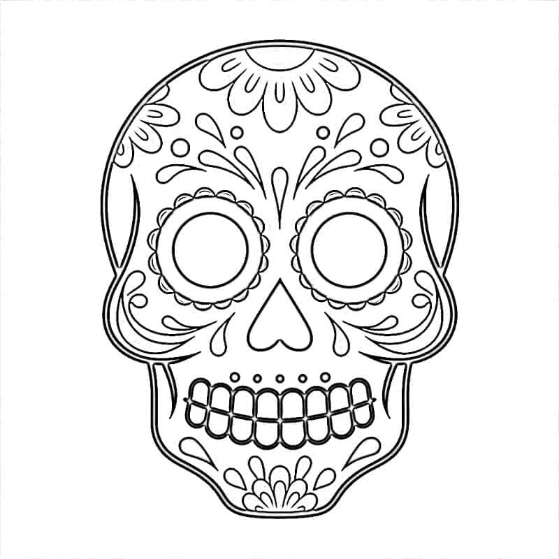 Calaveras Incredibile da colorare