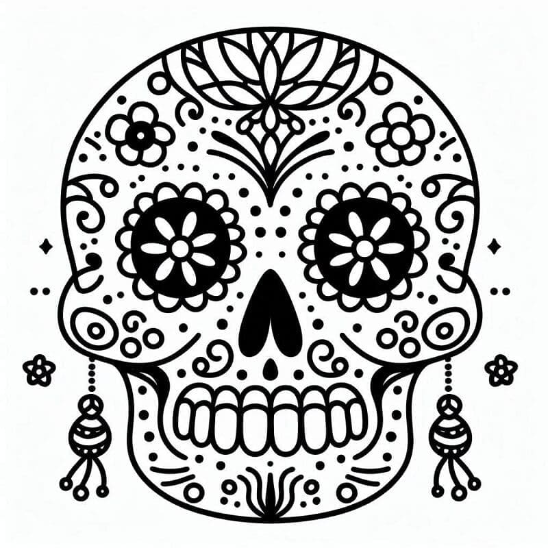 Calaveras Perfetto da colorare