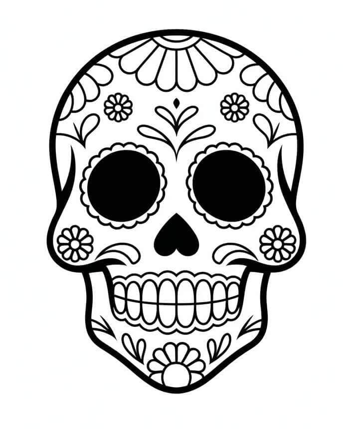 Calaveras Sorprendente da colorare
