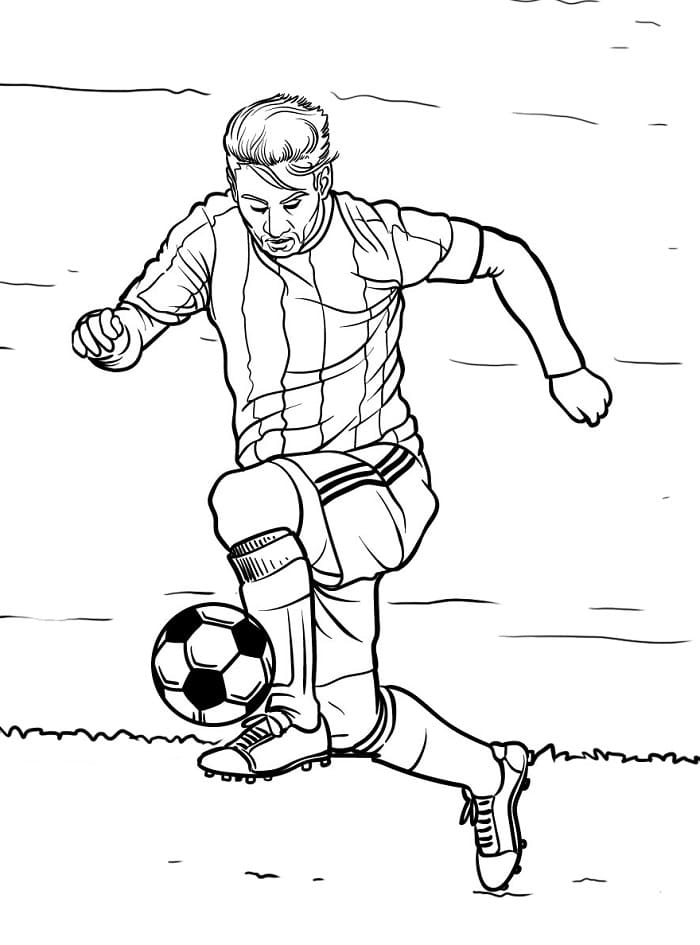 Calcio Fantastico da colorare