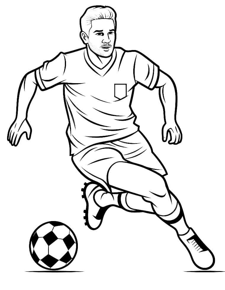 Calcio Gratuito da colorare