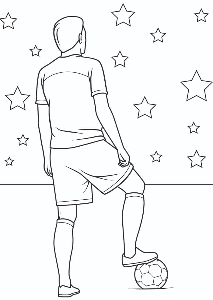 Calcio Sportivo da colorare