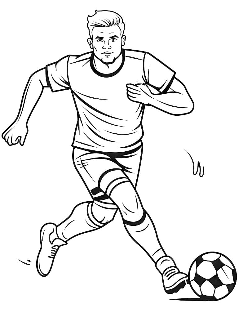 Calcio Stampabile Gratuito da colorare