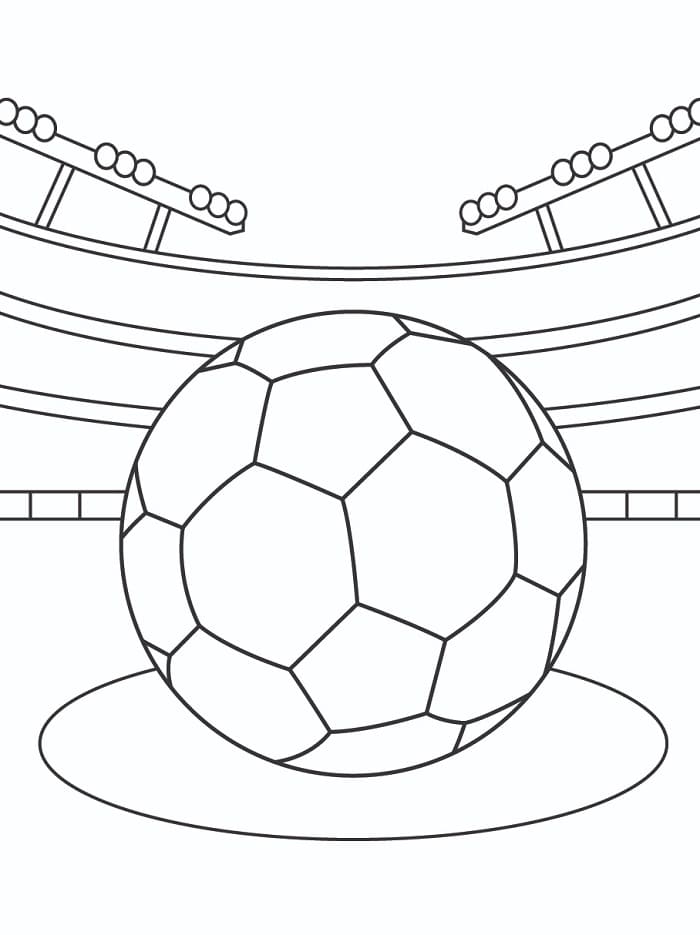 Calcio Stampabile da colorare