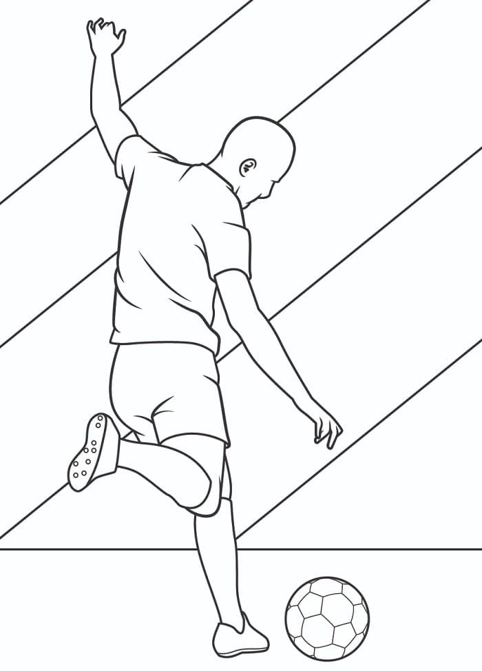 Calcio a Costo Zero da colorare