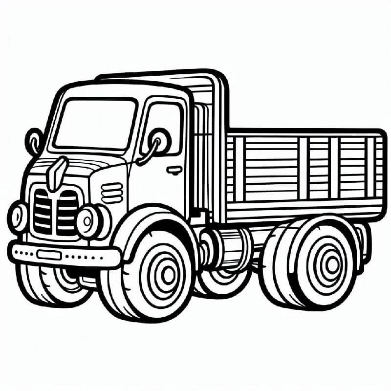 Camion (1) da colorare