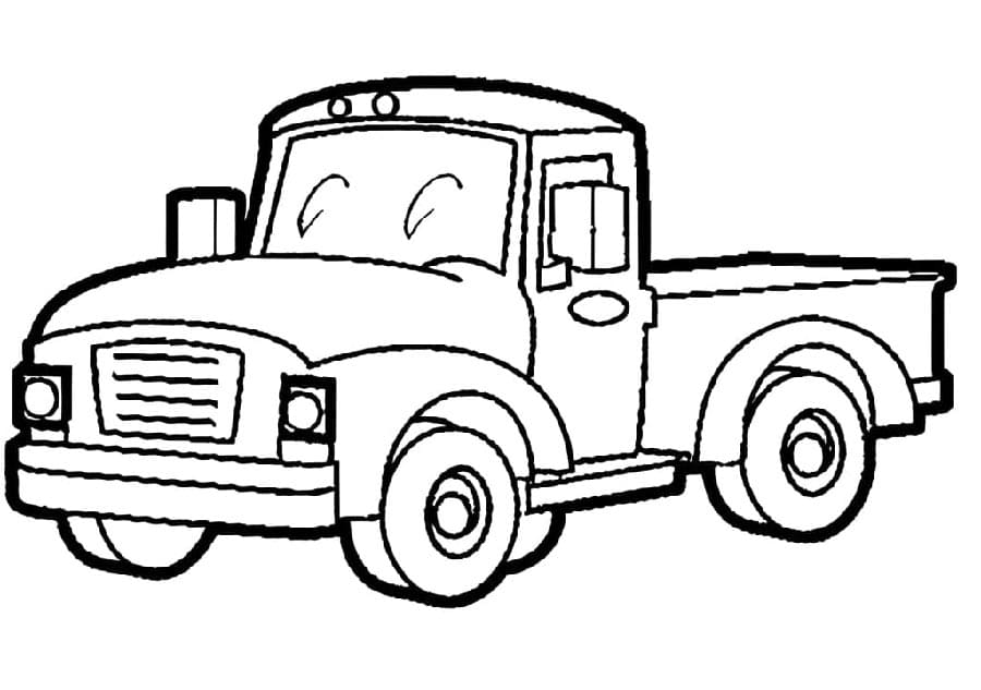 Camion Bello da colorare