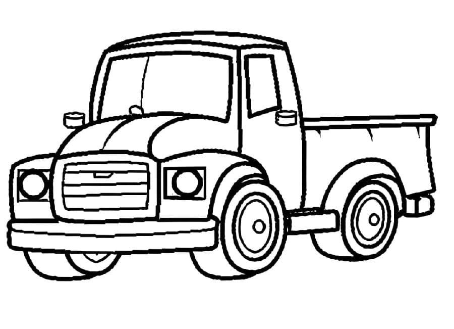 Camion Fantastico da colorare