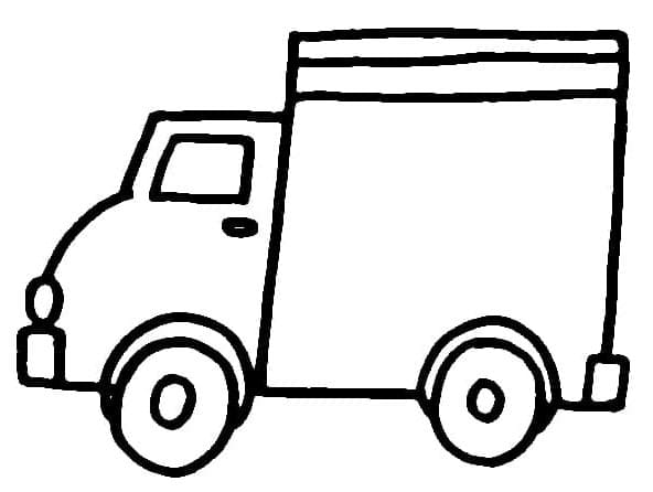 Camion Gratis da colorare