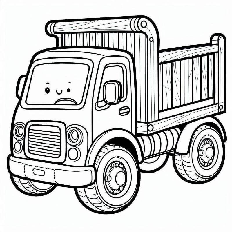 Camion Gratuito da Stampare da colorare