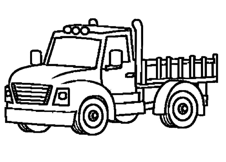 Camion da Stampare da colorare