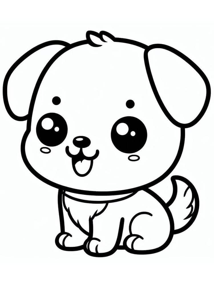 Cane Gratuito da Stampare da colorare