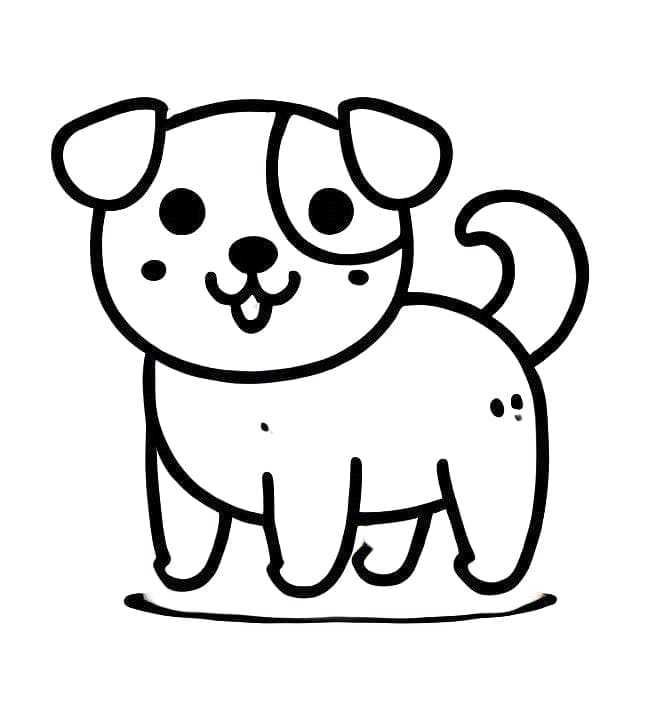 Cane Piccolo da colorare