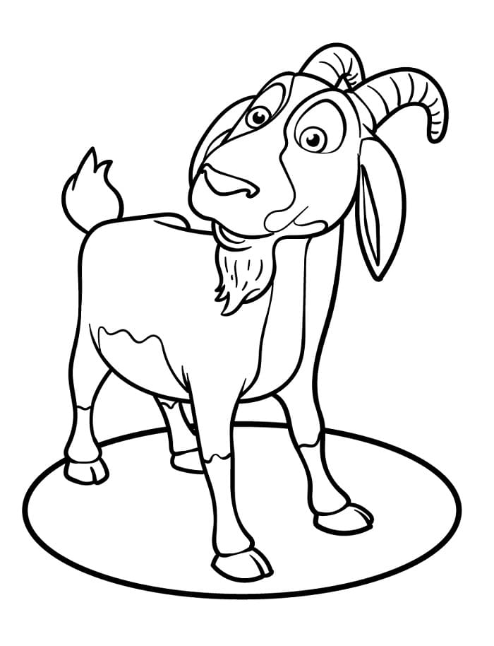 Capra Bellissima da colorare