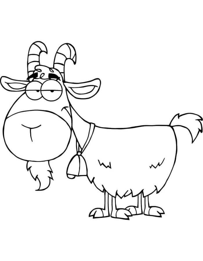 Capra Gratis da colorare
