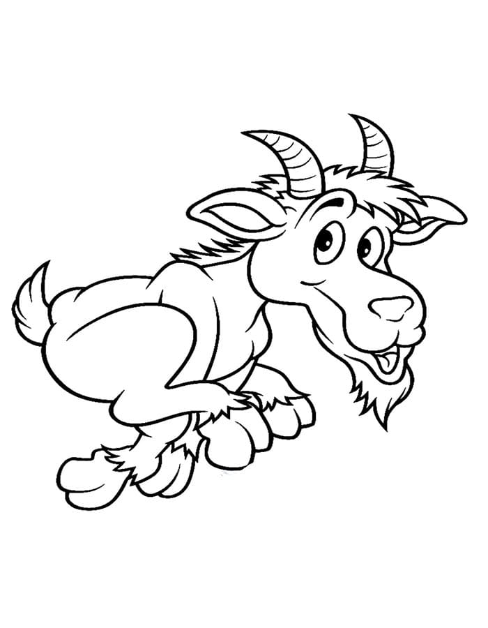 Capra Stupenda da colorare
