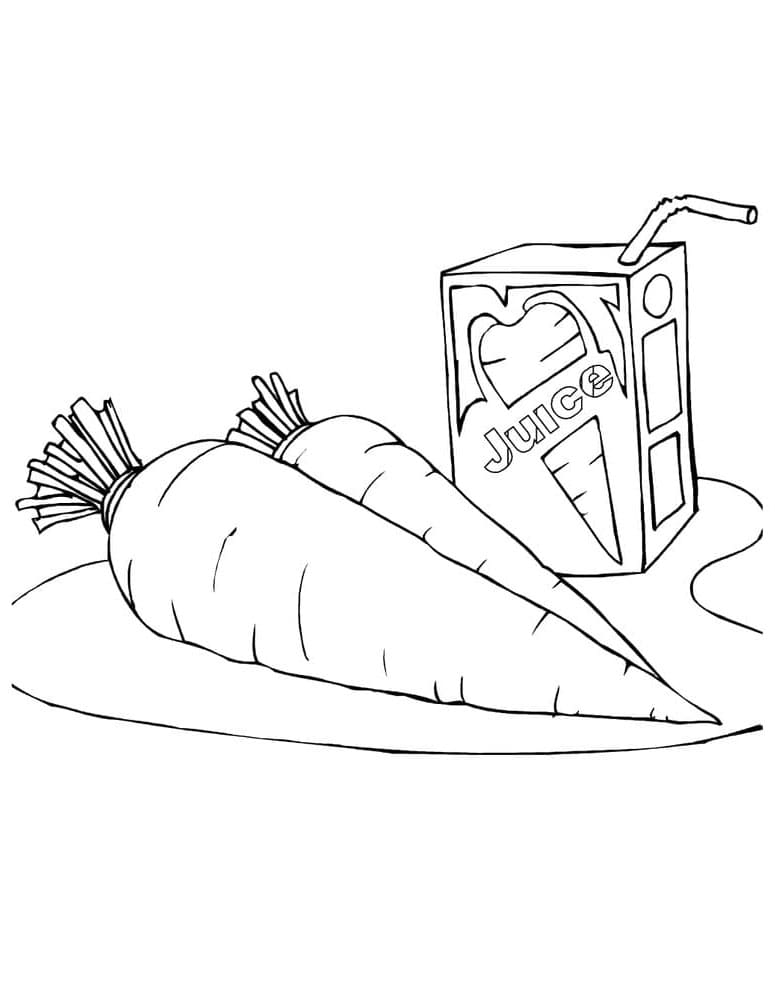 Carota (2) da colorare