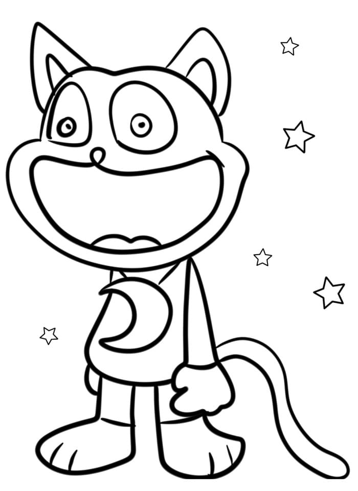 Catnap Carina da colorare