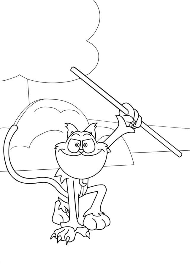 Catnap Gratis Stampabile da colorare