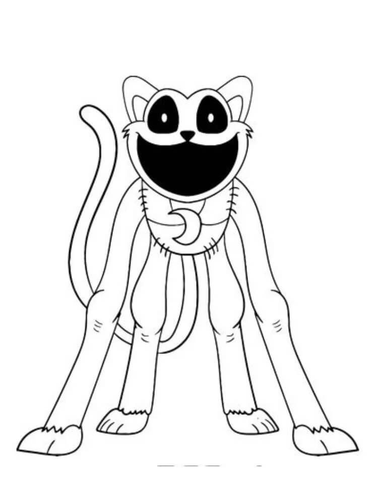 Catnap Gratis per Bambini da colorare