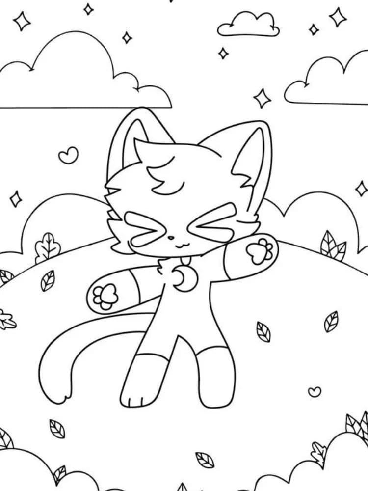 Catnap Gratis da colorare