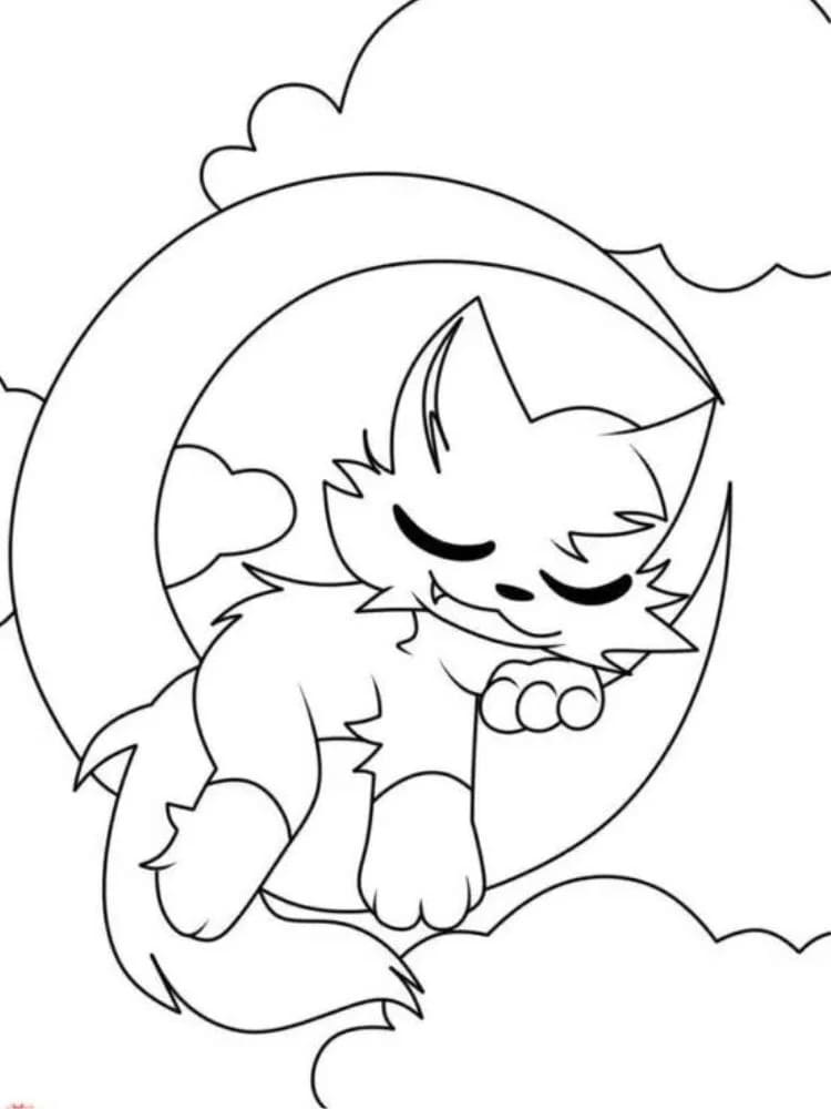 Catnap Gratuita da colorare