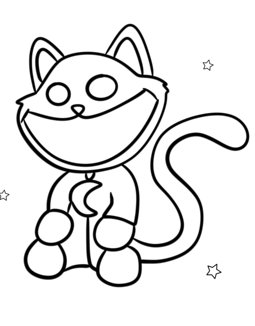 Catnap Molto Carina da colorare