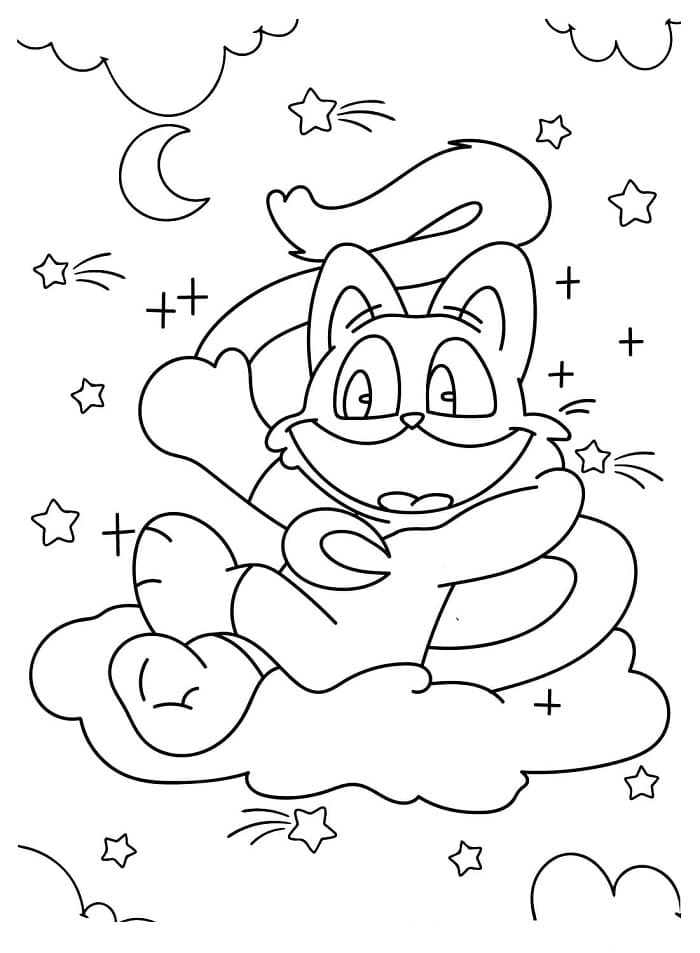 Catnap Stampabile Gratuita da colorare