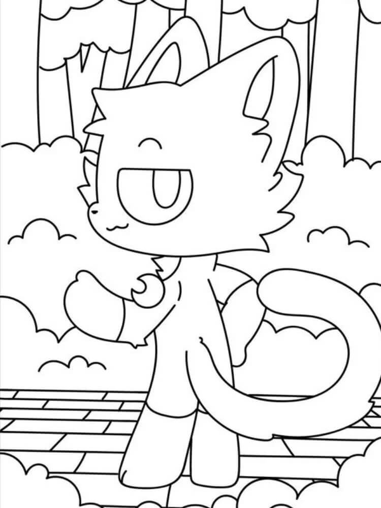 Catnap Stampabile per Bambini da colorare
