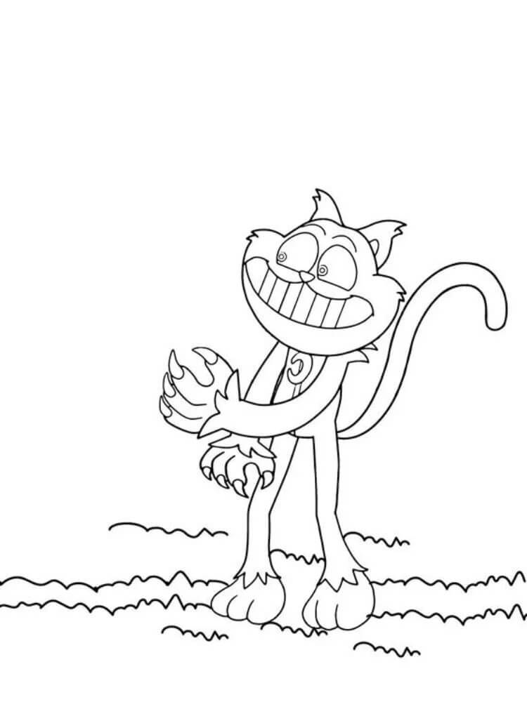 Catnap per Bambini di 3 Anni da colorare