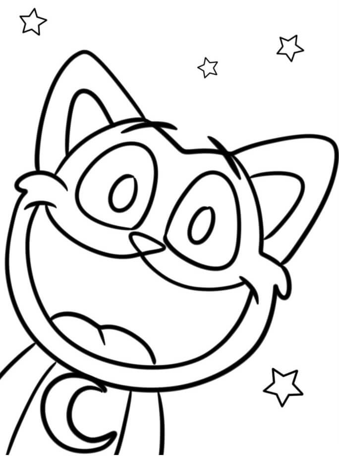 Catnap per Bambini di 4 Anni da colorare