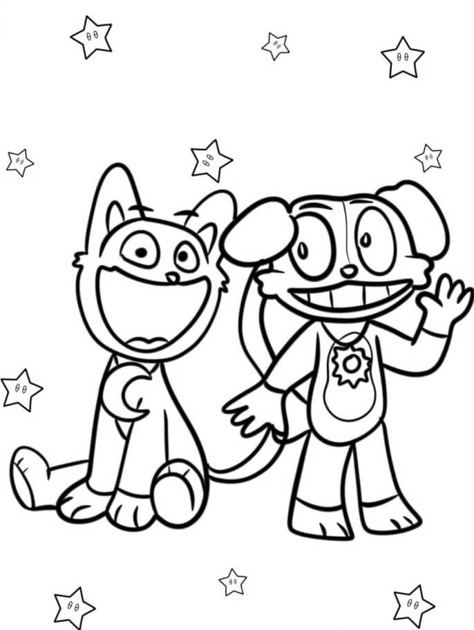 Catnap per Bambini di 5 Anni da colorare