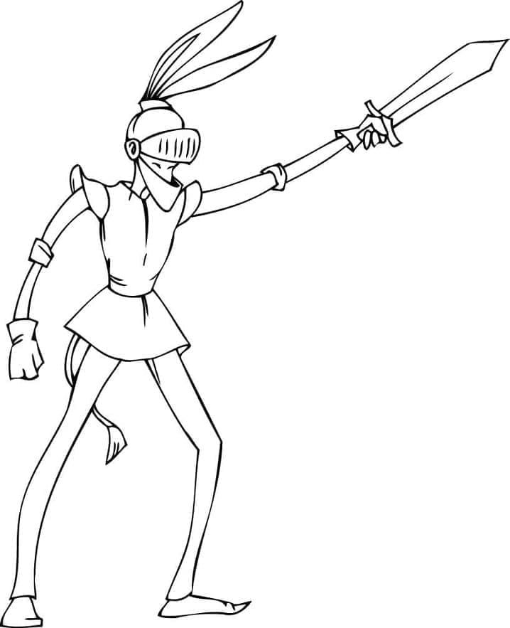 Cavaliere Perfetto da colorare