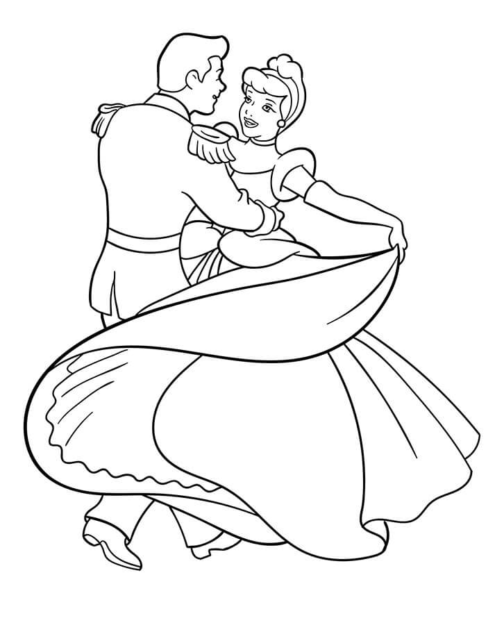 Cenerentola (2) da colorare