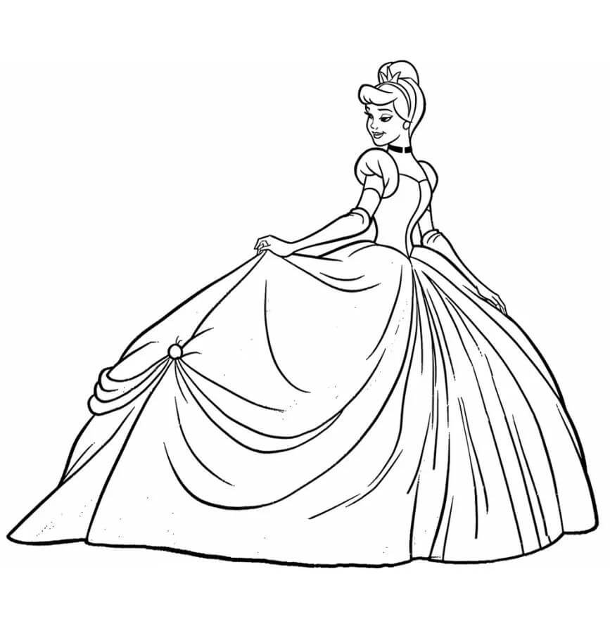 Cenerentola (5) da colorare