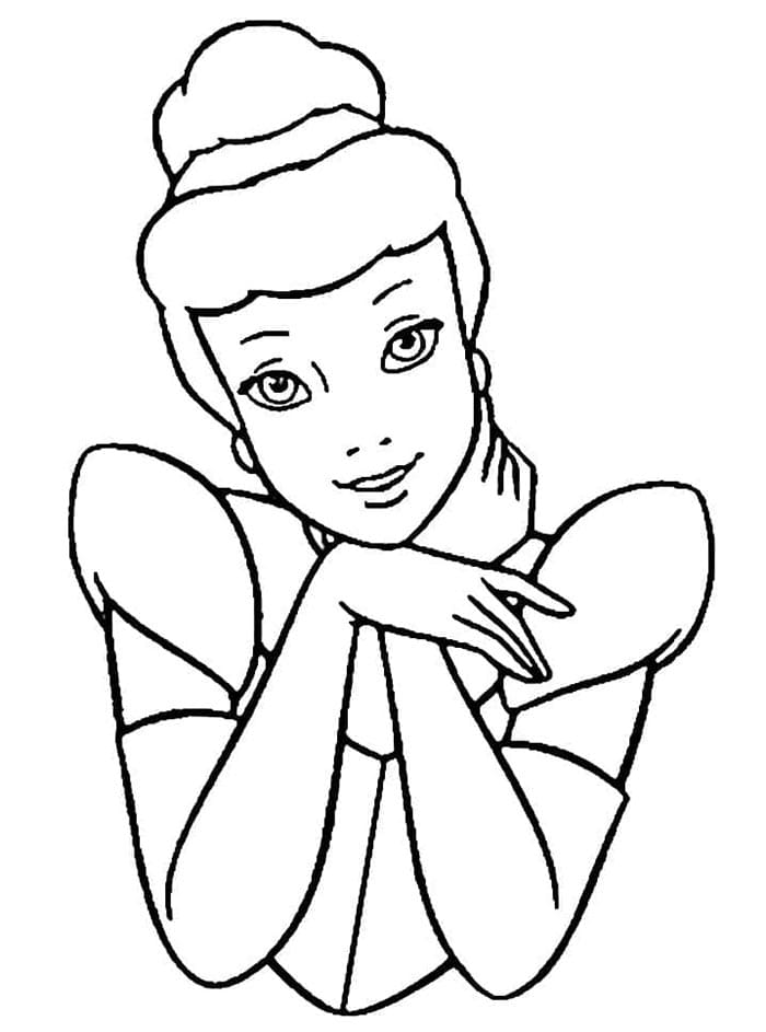 Cenerentola Gratuita da Stampare da colorare