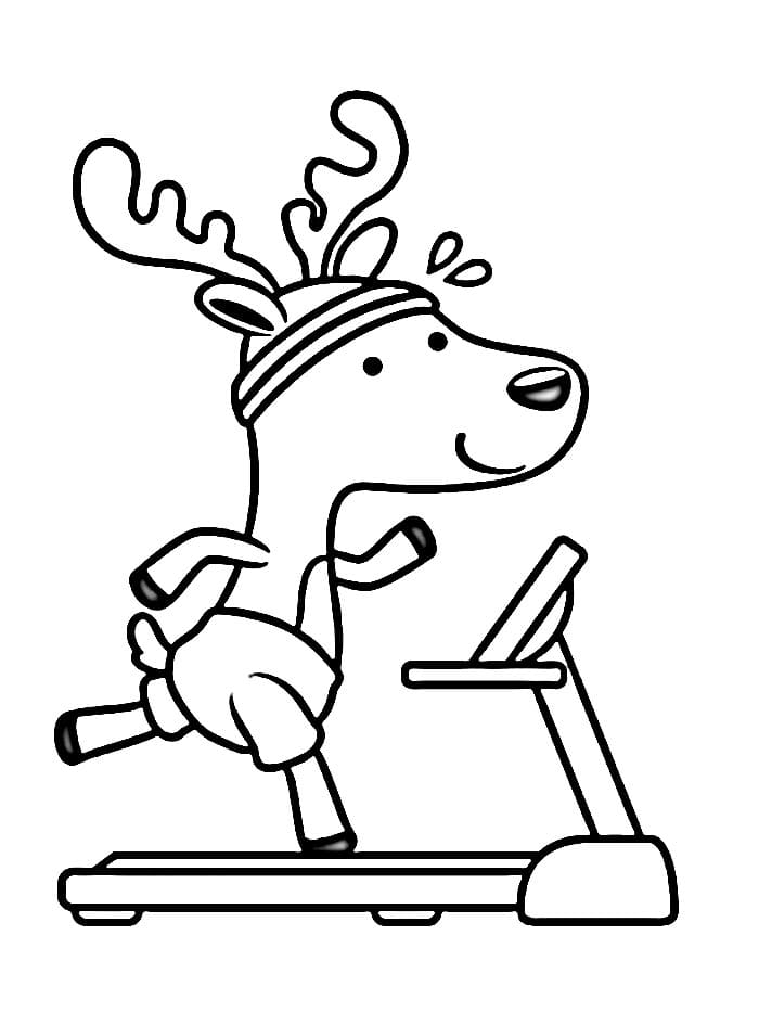 Cervo a Cartoni da colorare