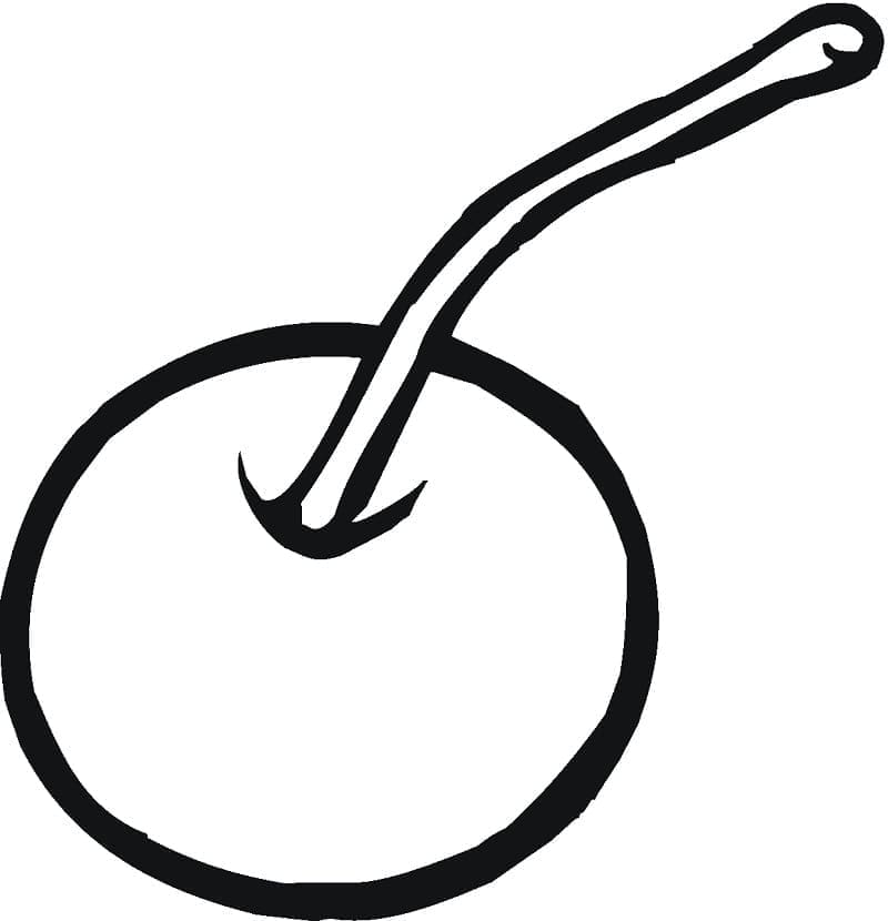 Ciliegia a Costo Zero da colorare