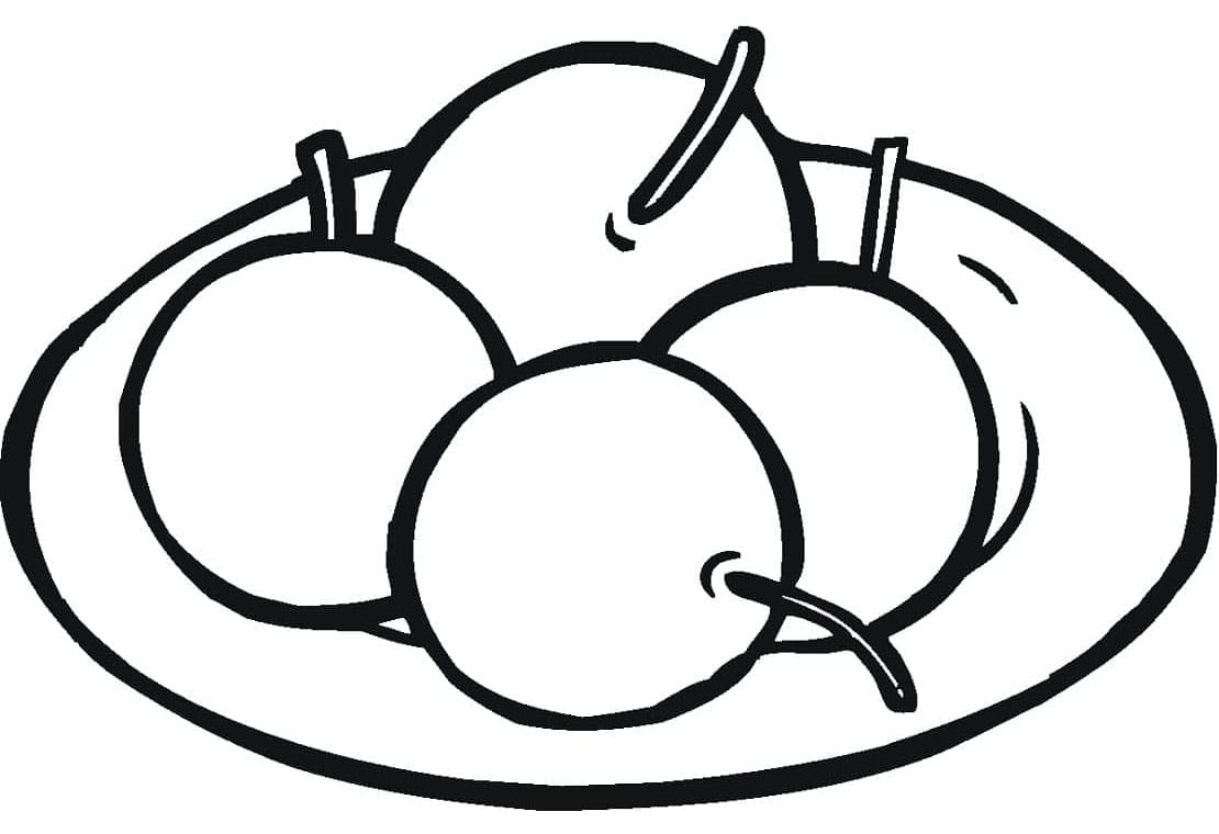 Ciliegia per Bambini di 1 Anno da colorare