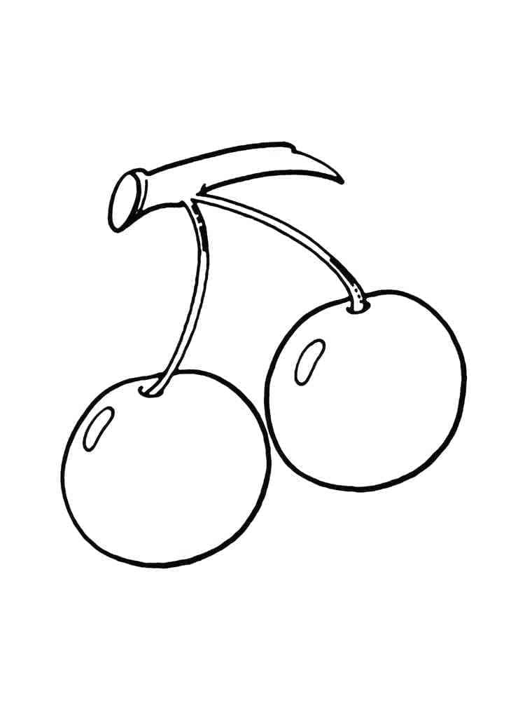 Ciliegia da colorare