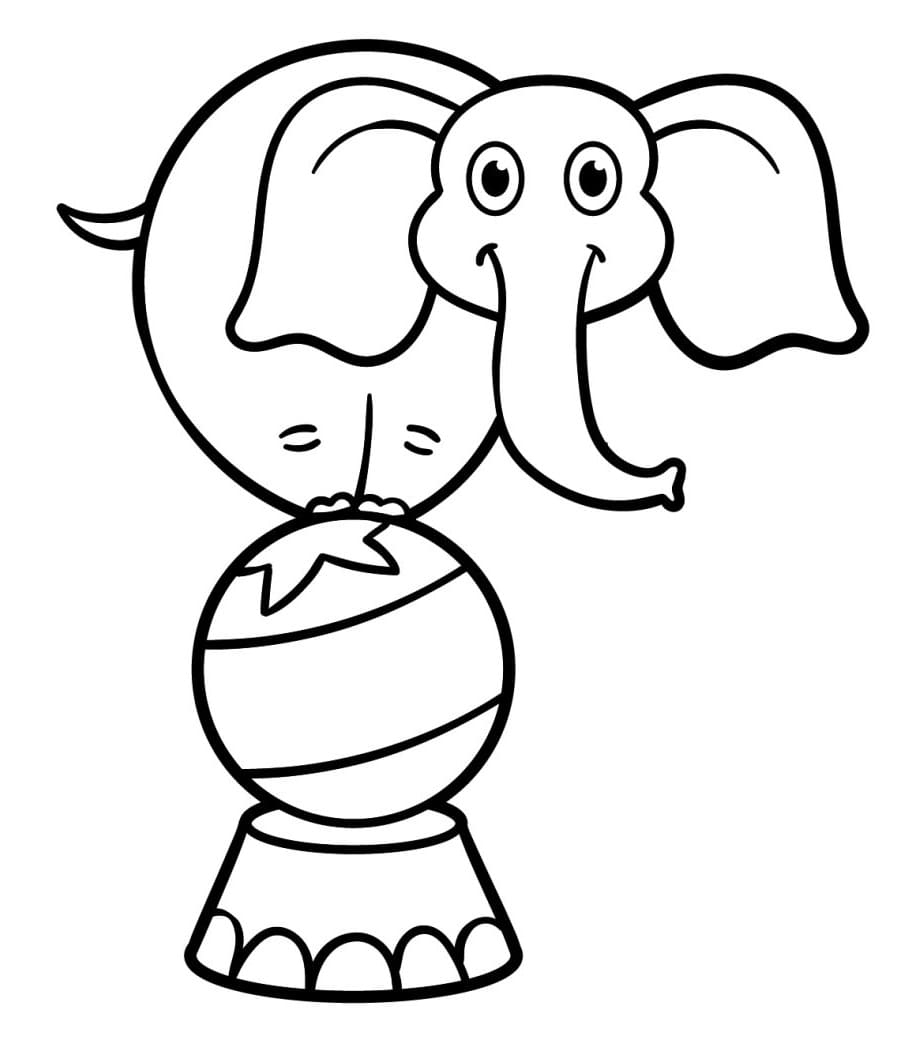 Circo Normale da colorare