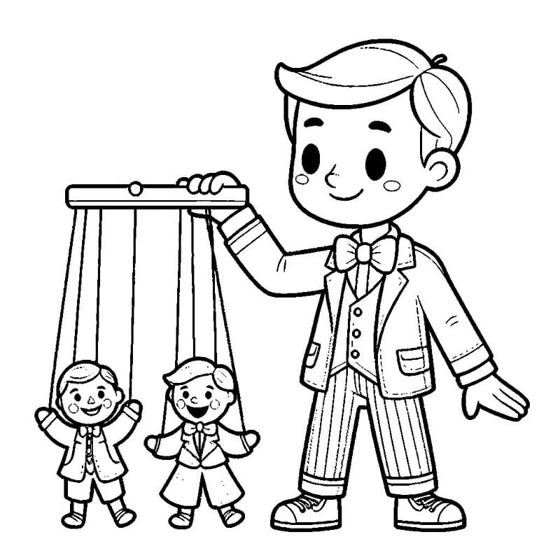 Circo Stampabile Gratuito da colorare