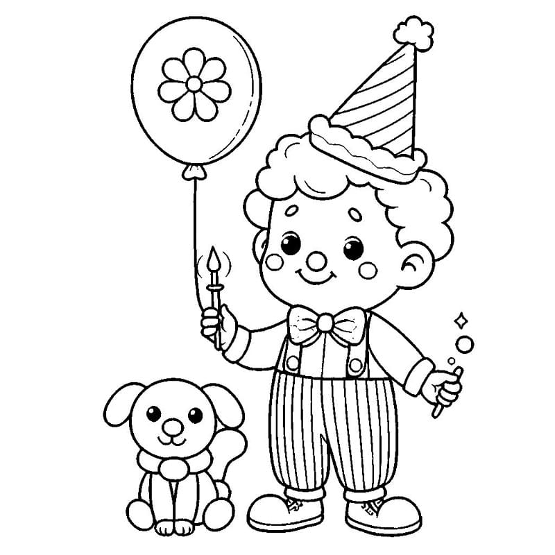 Circo da Stampare da colorare