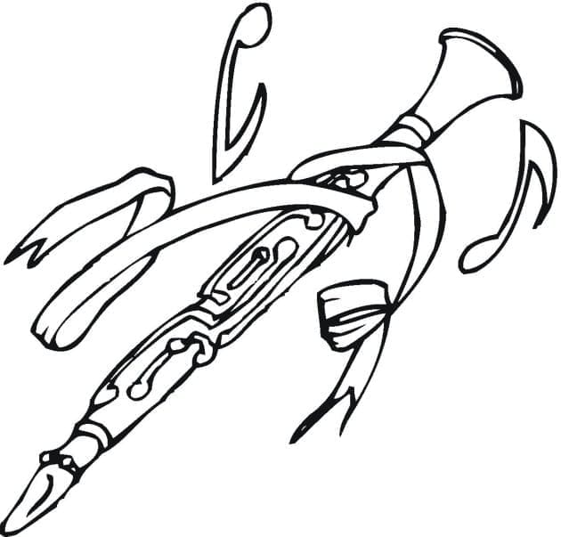 Clarinetto stampabile gratuita da colorare