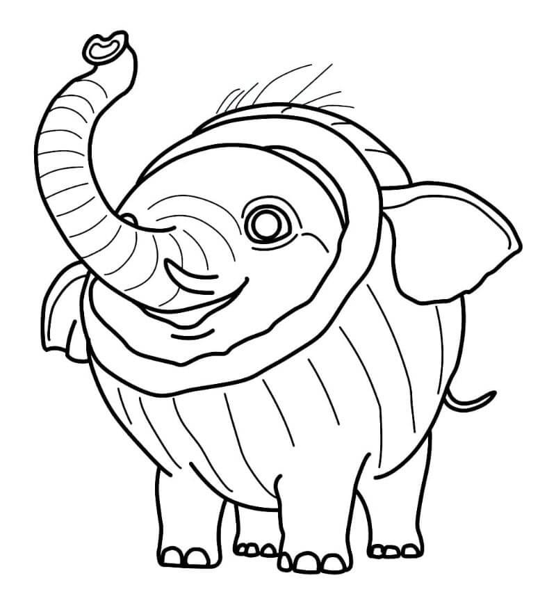 Cocofanto Elefanto Brainrot da colorare