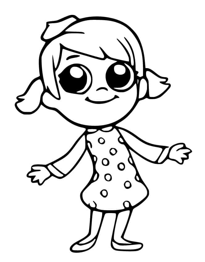 Cocomelon facile da colorare